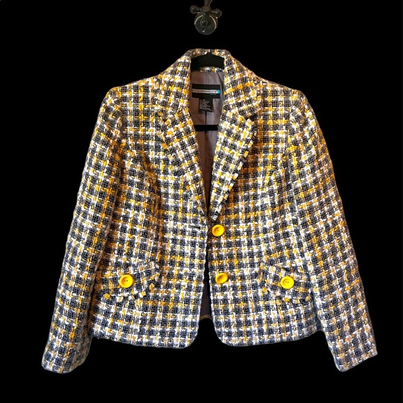 Requirements Jackets & Blazers - Vintage Yellow Tweed blazer